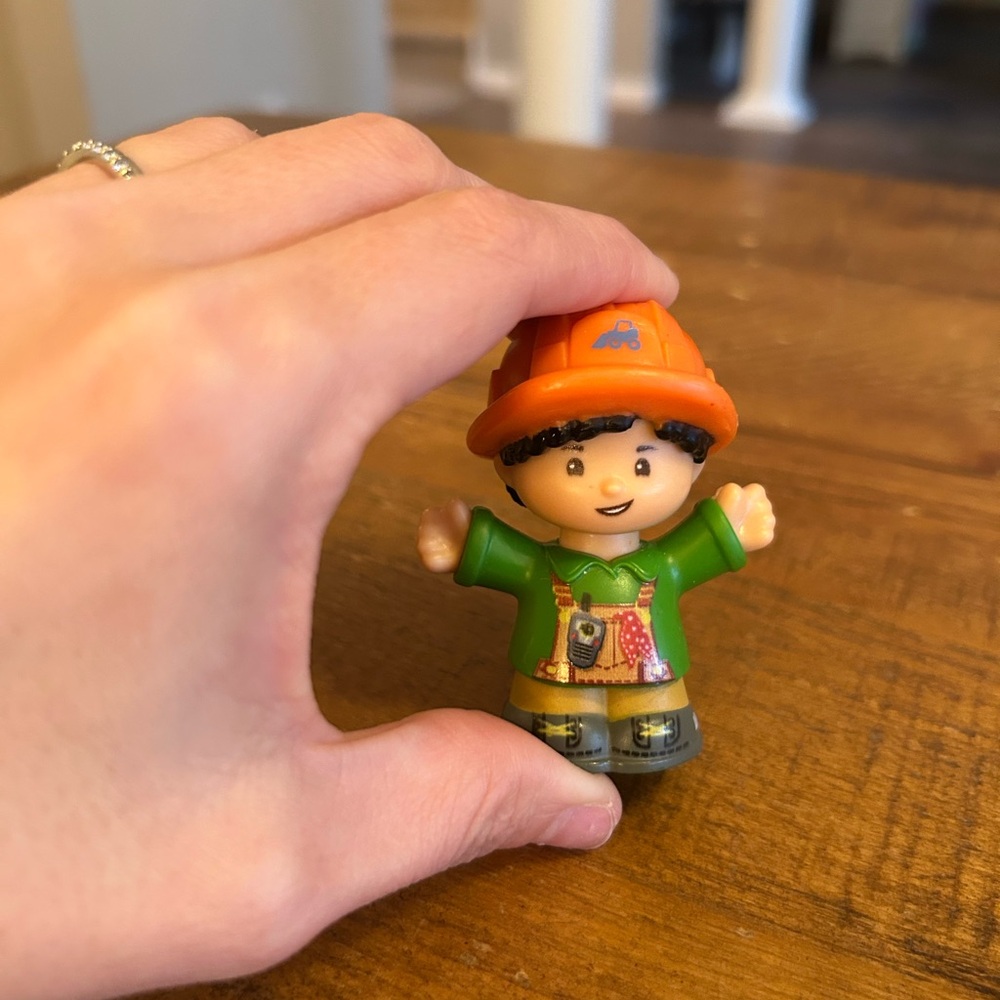 Fisher Price Little People construction worker as is